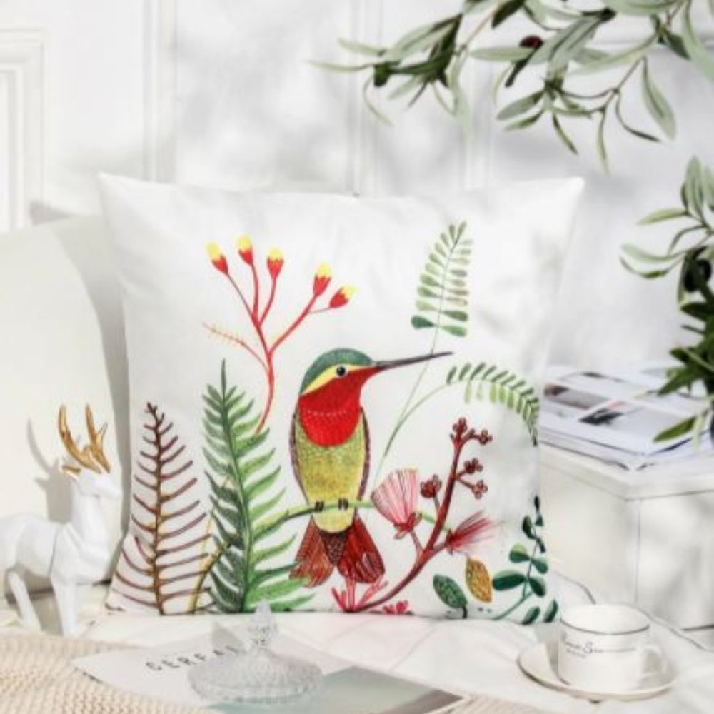 Bird throw pillow - Picture 2 of 3